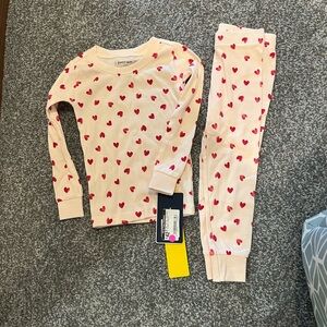 NWT 
Valentine pjs
Petit Lem
Size 2